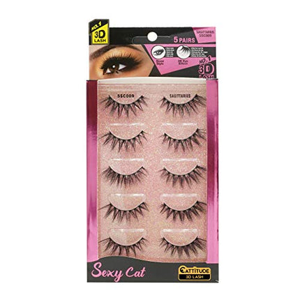 [Ebin] Cattitude 3D Lashes 5Pairs