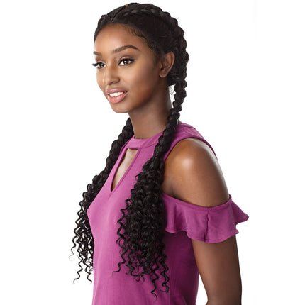 Sensationnel Synthetic Cloud 9 Vixen Swiss Lace Wig - Bohemian Dutch Braid