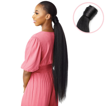 Sensationnel Synthetic Ponytail Instant Pony Wrap - Kinky Straight 30"