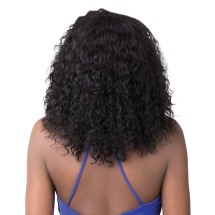 It's A Wig! 100% Human Hair Salon Remi Swiss Lace Front Wig - Wet N Wavy Deep