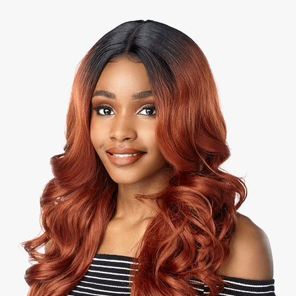 Sensationnel Synthetic Empress Edge Deep Part Lace Front Wig - Zaniya