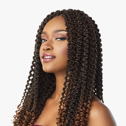 Sensationnel Lulutress Synthetic Crochet Braid - 3x 3d Passion Twist 18"