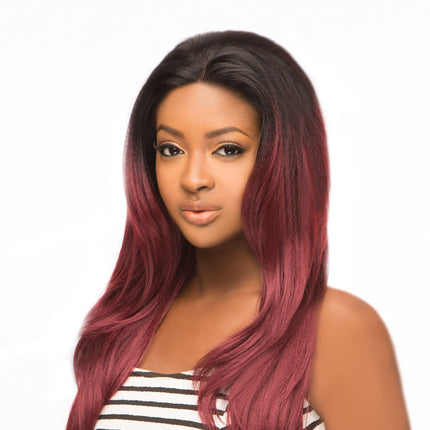 Brazilian Wide Lace 509 - Hair Topic Human Hair Blend Swiss Lace Front Wig