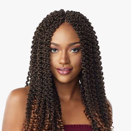 Sensationnel Lulutress Synthetic Crochet Braid - 3x 3d Passion Twist 18"