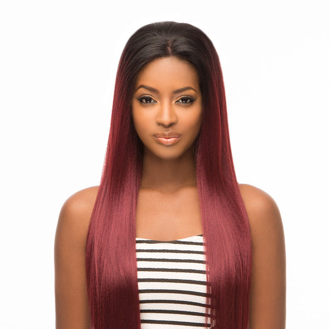 Brazilian Wide Lace 510 - Hair Topic Human Hair Blend Swiss Lace Front Wig