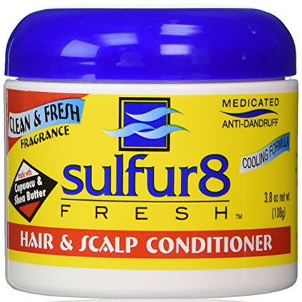 [Sulfur8] Fresh Medicated Anti-Dandruff Hair & Scalp Conditioner 3.8oz