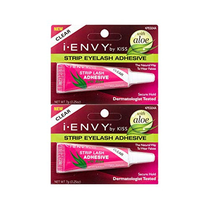 [I-Envy] Aloe Infused Strip Eyelash Adhesive Glue, Clear