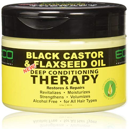 Ecoco Black Castor And Flaxseed Oil Deep Conditioning Therapy