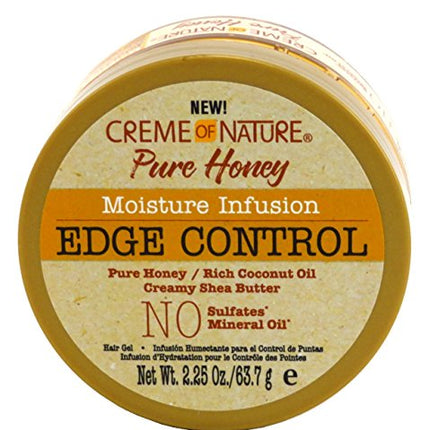 [Creme Of Nature] Pure Honey Moisture Infusion Edge Control 2.25oz