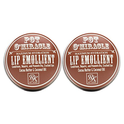 Ruby Kisses Pot O Miracle Maximum Hydration Lip Emollient Balm Cocoa Butter Rb02
