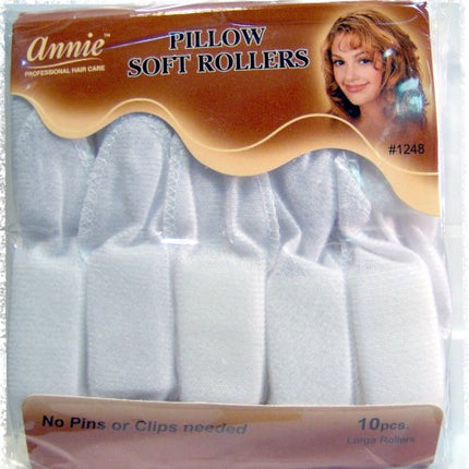 [Annie] Soft Pillow Rollers 10Pcs - #1248