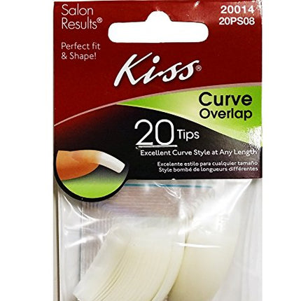 [Kiss] Curve Overlap Tips Excellent Curve 20 Nails