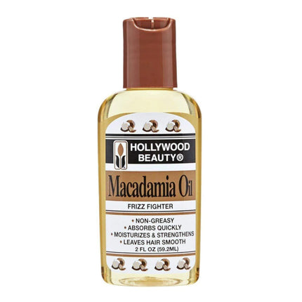 [Hollywood Beauty] Macadamia Oil Frizz Fighter 2Oz