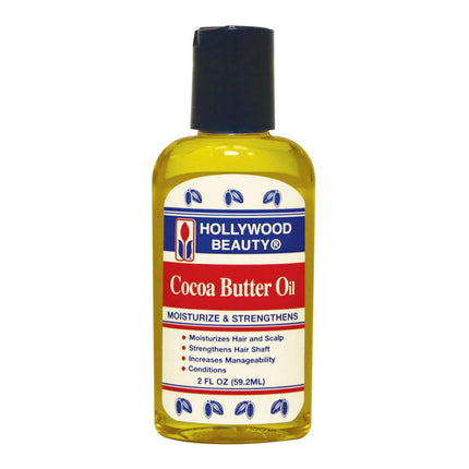 [Hollywood Beauty] Cocoa Butter Oil Moisturize & Strengthens 2Oz