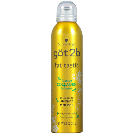 [Got 2B] Fat-Tastic Instant Collagen Infusion Thickening Plumping Mousse 8.5Oz