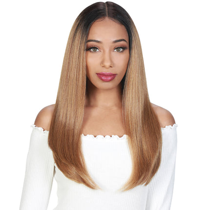 Zury Sis Synthetic Flawless Pre-tweezed Hair Line Swiss Lace Front Wig - Hope