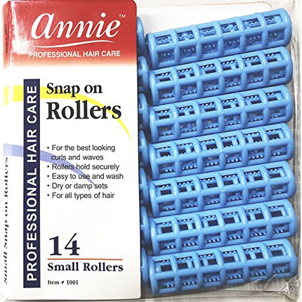 [Annie] Snap On Rollers Small 14Pcs - #1001