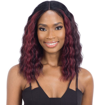 Mayde Beauty Synthetic Natural Hairline Lace And Lace Front Wig - Angelina