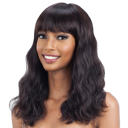 Naked Unprocessed Brazilian Remy 100% Human Hair Wig - S-wave (m)