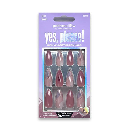 Posh Mellow 24 Nails (2Pack)