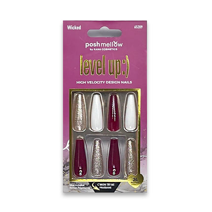 Posh Mellow 24 Nails (3Pack)
