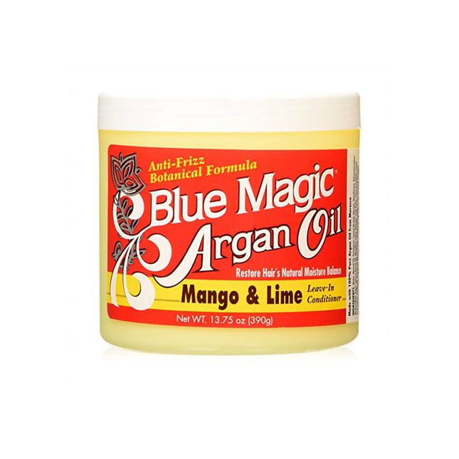 [Blue Magic] Argan Oil Anti-Frizz Botanical Formula Mango & Lime 13.75Oz