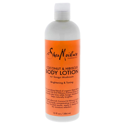 [Shea Moisture] Coconut & Hibiscus Body Lotion 13Oz