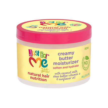 [Soft & Beautiful] Just For Me Natural Hair Nutrition Creamy Butter Moisturizer 12Oz