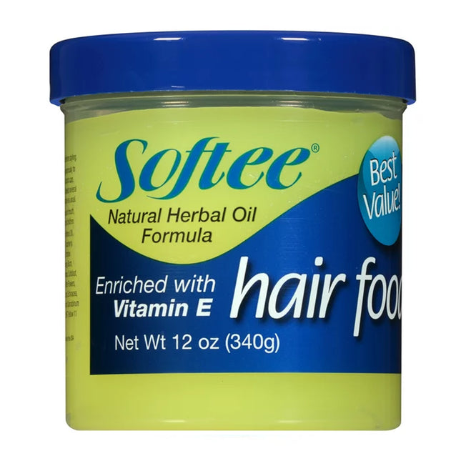 [Softee] Hair Food With Vitamin-E Natural Herbal Oil Formula 5oz
