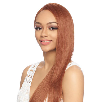 Harlem 125 Synthetic 4x4 Swiss Silk Base Lace Front Wig - Fls51