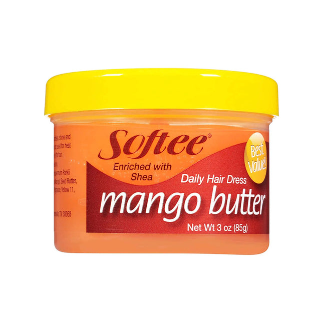 [Softee] Mango Butter Daily Hair Dress 3Oz With Shea Butter & Coconut Oil