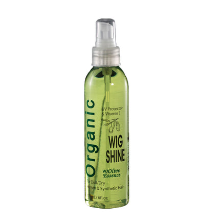 [Bonfi Natural] Organic Wig Shine W/ Olive Essence Uv Protector & Vitamin E 6Oz
