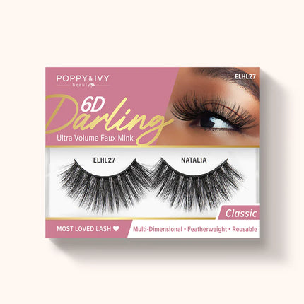 Poppy & Ivy 6d Darling Ultra Volume Faux Mink Lashes
