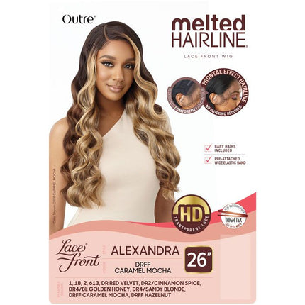 Outre Synthetic Melted Hairline Hd Lace Front Wig - Alexandra