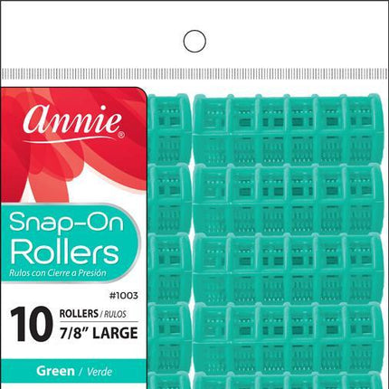 [Annie] Snap On Rollers Large 10Pcs
