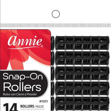 [Annie] Snap-On Rollers Small #1011 1/2" 14Pcs