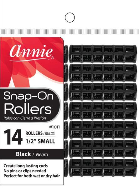 [Annie] Snap-On Rollers Small #1011 1/2" 14Pcs