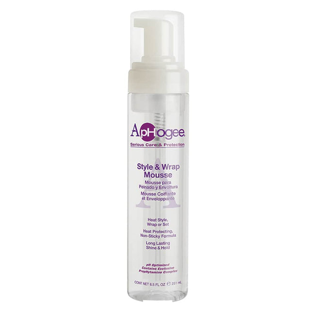 Aphogee Style & Wrap Mousse 8.5oz