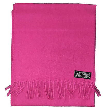 100% Lambswool Womens Solid Color Winter Scarf