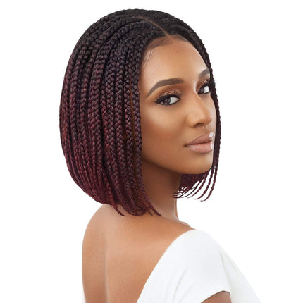 Outre Pre-Braided Synthetic Hd 4"X4" Lace Front Wig - Box Braid Bob 12