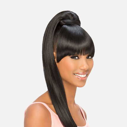 Bp-loui - Vivica A Fox Synthetic Drawstring Ponytail Two In One Bang N Pony