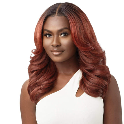 Outre Sleek Lay Part Synthetic Lace Front Wig - Brizella