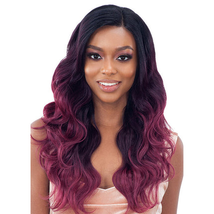 Body Wave Lace Closure 16" - Shake-n-go Organique Mastermix Synthetic Weave
