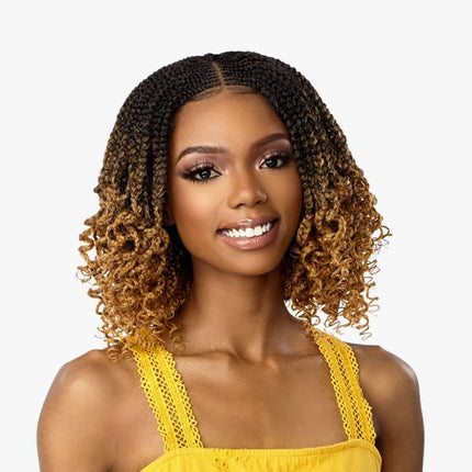 Sensationnel Cloud 9 Synthetic 4x4 Hd Lace Part Wig - Feed In Box Braid Twist 12