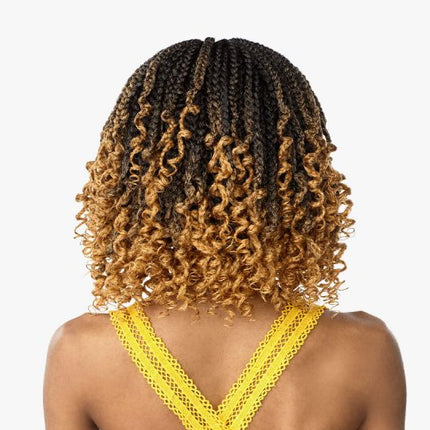 Sensationnel Cloud 9 Synthetic 4x4 Hd Lace Part Wig - Feed In Box Braid Twist 12