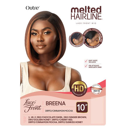 Outre Synthetic Melted Hairline Hd Lace Front Wig - Breena