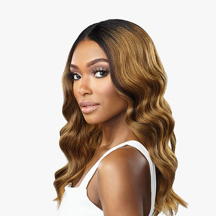 Sensationnel Human Hair Blend Butta Hd Lace Front Wig - Beach Wave 20