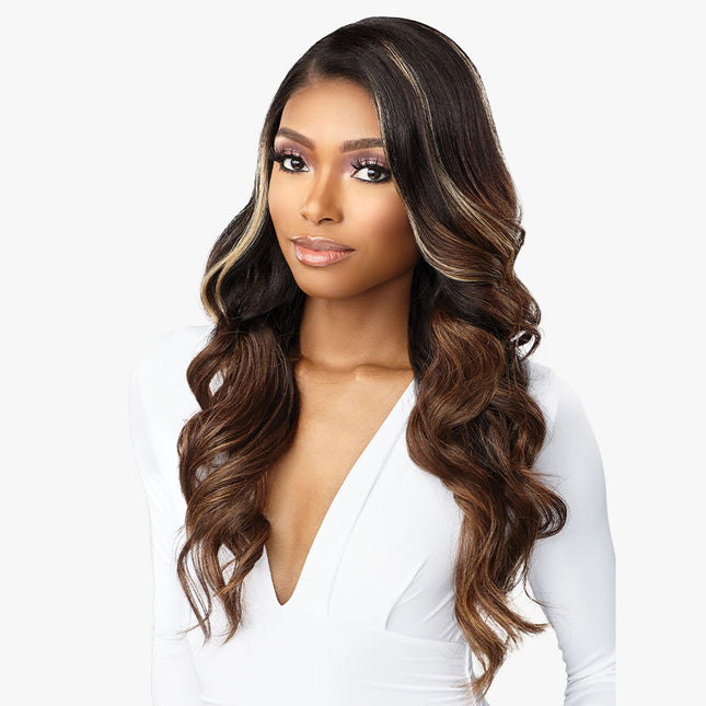 Sensationnel Human Hair Blend Butta Hd Lace Front Wig - Glam Wave 24