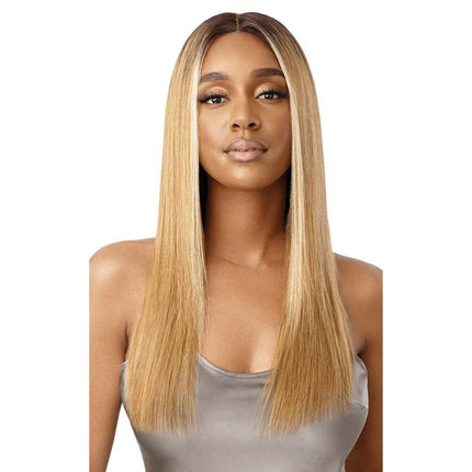 Outre Mytresses 100% Unprocessed Human Hair Custom Colored Hd Lace Front Wig - Cassina