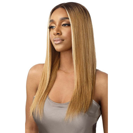 Outre Mytresses 100% Unprocessed Human Hair Custom Colored Hd Lace Front Wig - Cassina